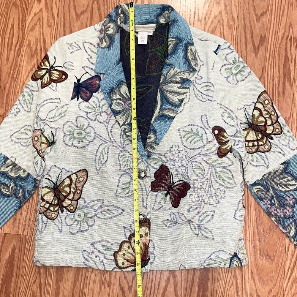 Butterfly Blazer by Coldwater Creek - Size PM - Picture 7 of 11